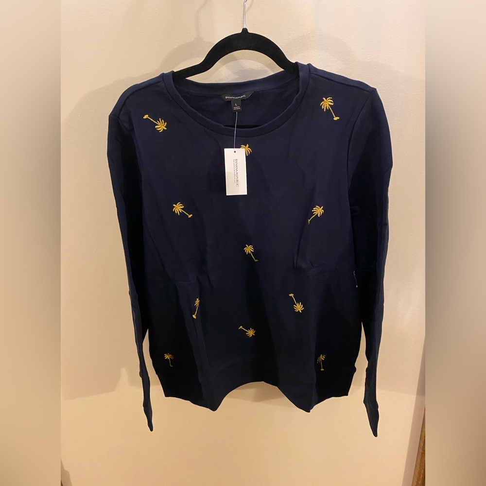 Banana Republic Palm Tree Sweatshirt